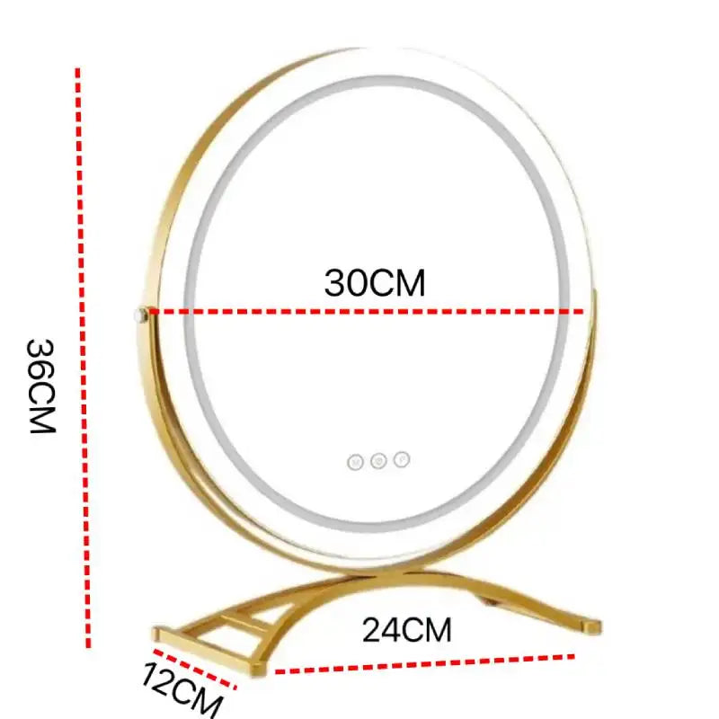 Lighted Vanity Makeup Mirror Lights Three Color Lightings