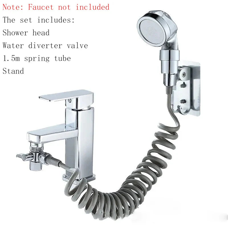 Washbasin Pool Shampoo Shower Faucet External Shower Extender