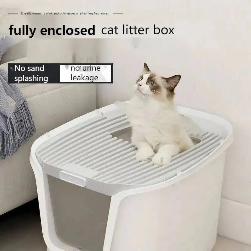 Cat Litter Basin Fully Enclosed Super Large Sand