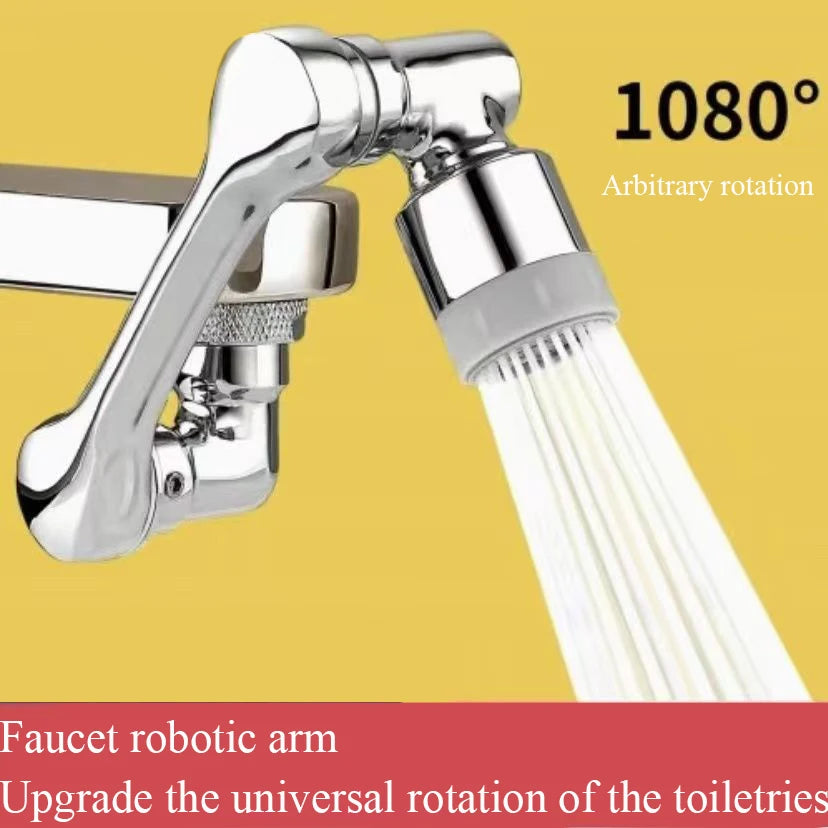 Mechanical Arm Universal Faucet 1080 Degree Faucet Bathroom