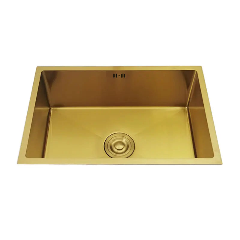 Gold Sink 304 Stainless Steel Sinks Above Counter