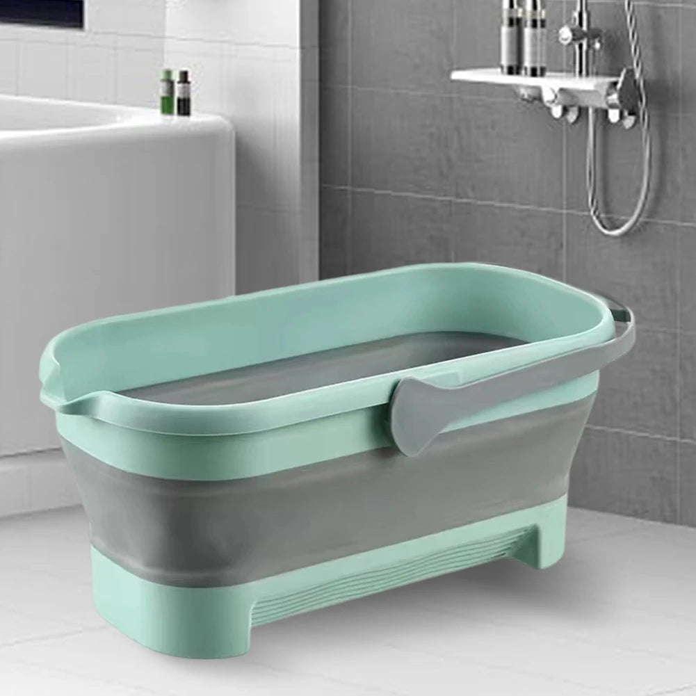 Collapsible Bucket Folding Bucket Car Wash Basin Silicone