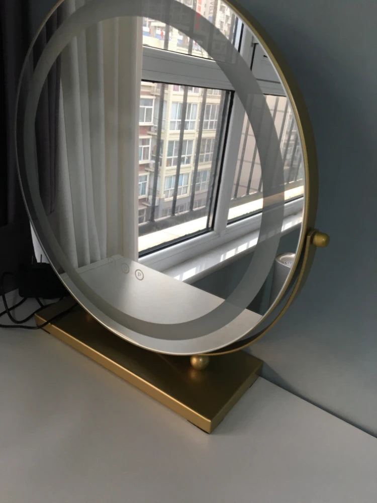 Led Lighted Makeup Mirror 15x Magnifying Vanity Compact