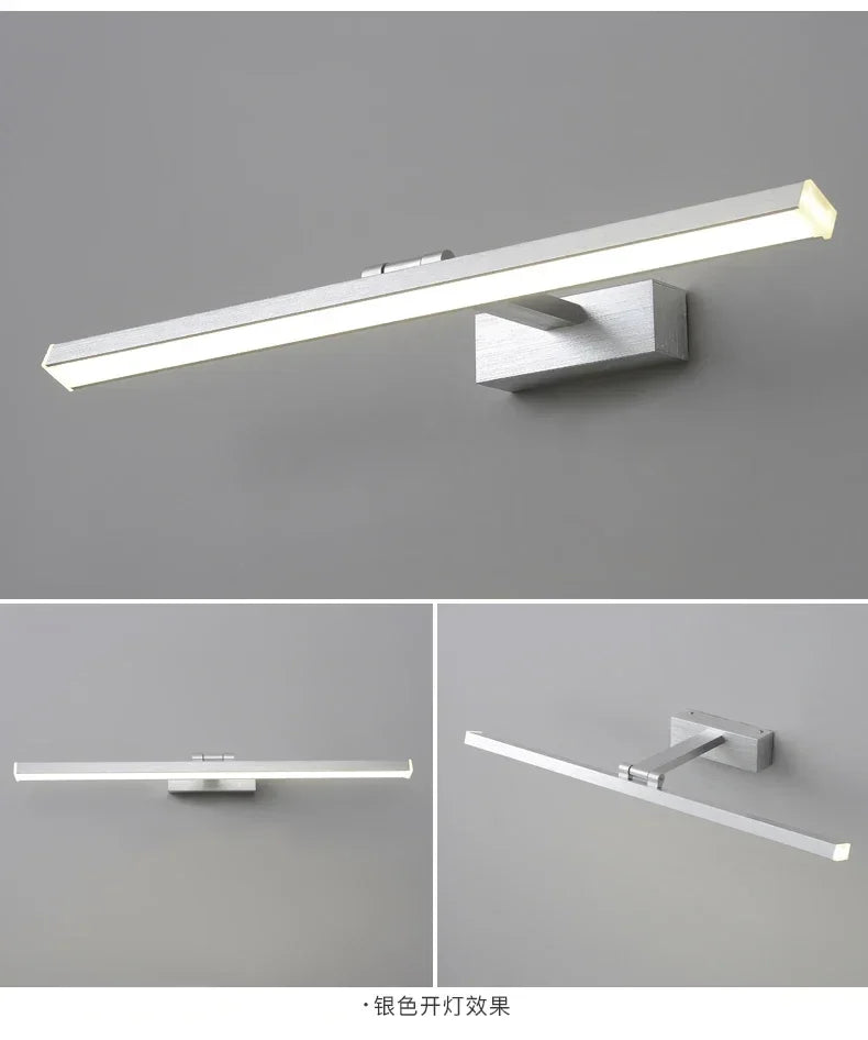 Led Modern Acrylic Wall Lamp White Black Mirror