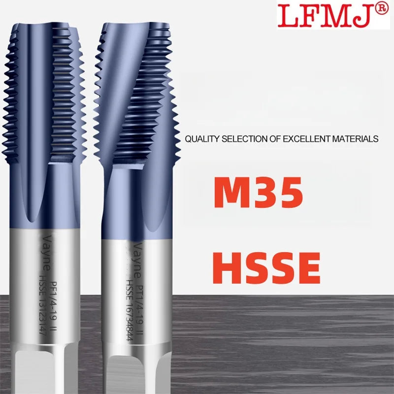 1pcs Hsse Ticn-Coating Pipe Straight Groove Tap/Spiral Tap