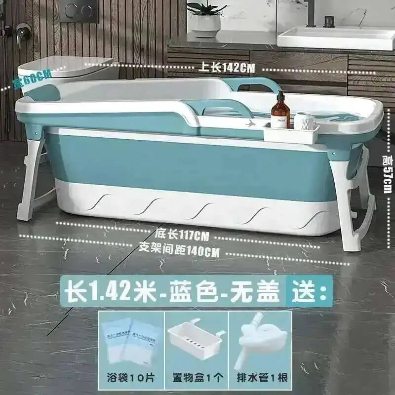 Tub Bathtubs Adult Folding Bathtub Foaming Simple Adult