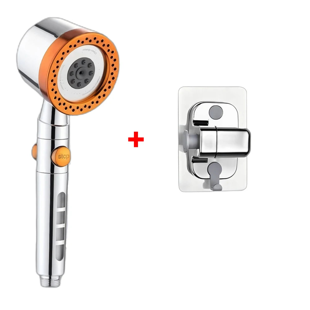 Modes Bathroom Shower Head High Pressure Powerful Rain