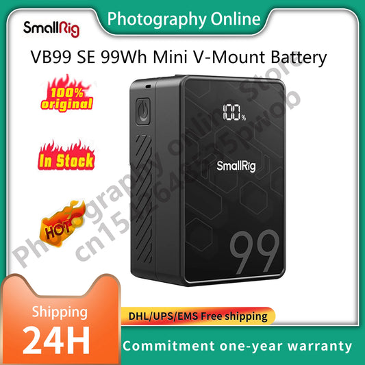 Smallrig Vb99 Se 99wh Mini V-Mount Battery 100w