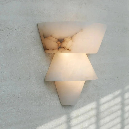 Natural Alabaster Wall Sconces Marble Wall Lamp Bathroom