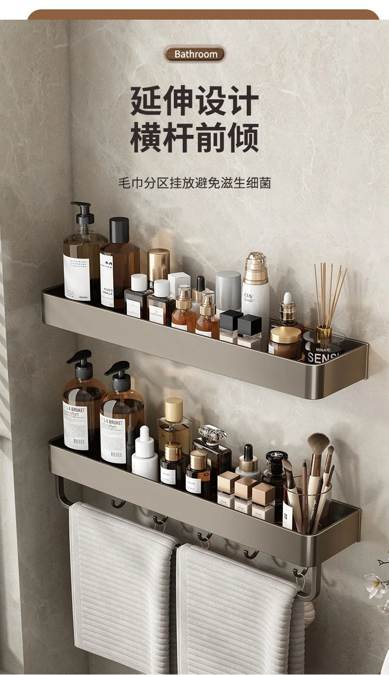 Bathroom Shower Shelf Shower Caddy Wall Floating Shelf