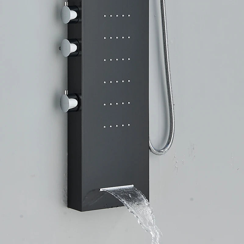 Bathroom Shower Panel Led Rainfall/Waterfall Shower Head