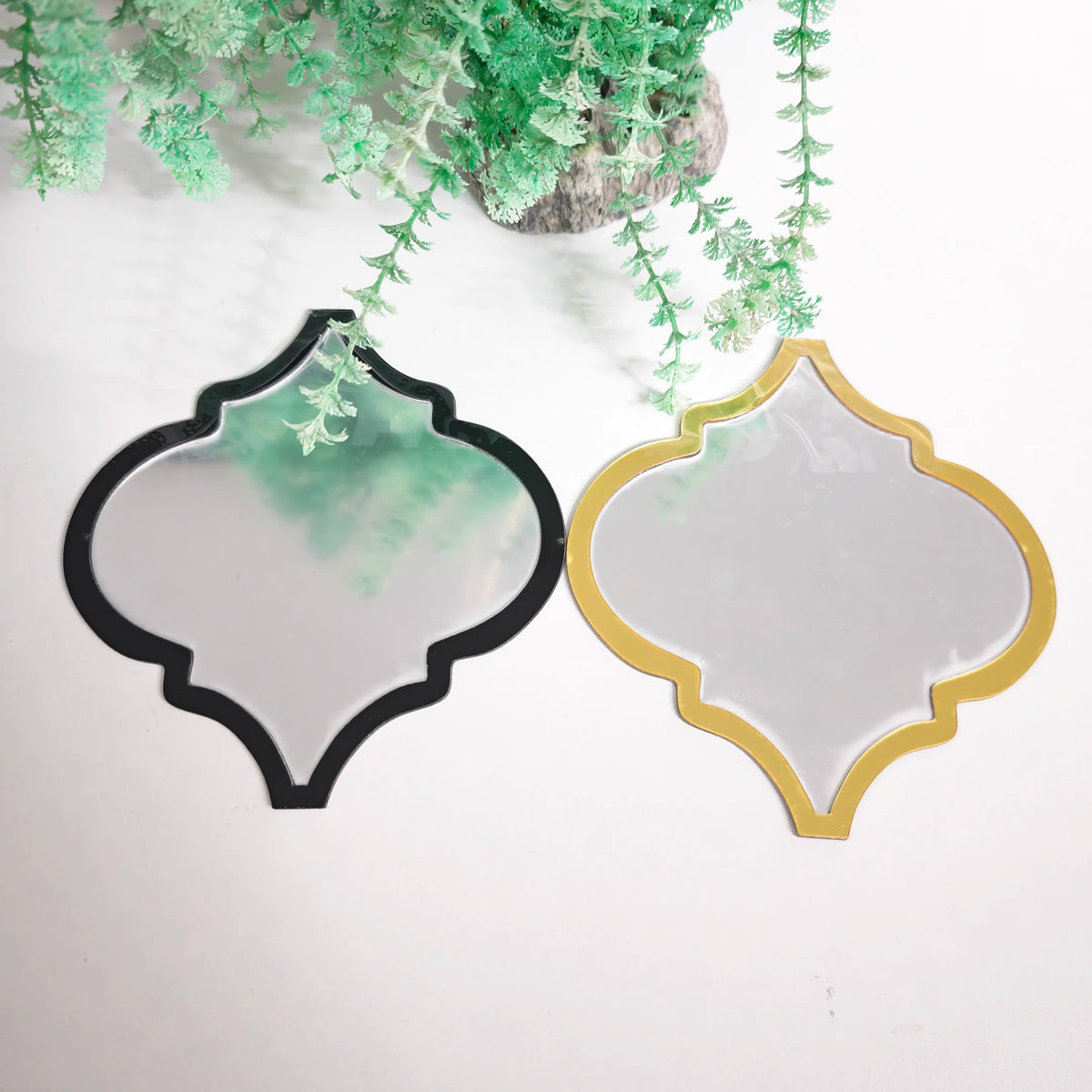 12/6pcs Large Moroccan Mirror - Wall-Mounted Living Room