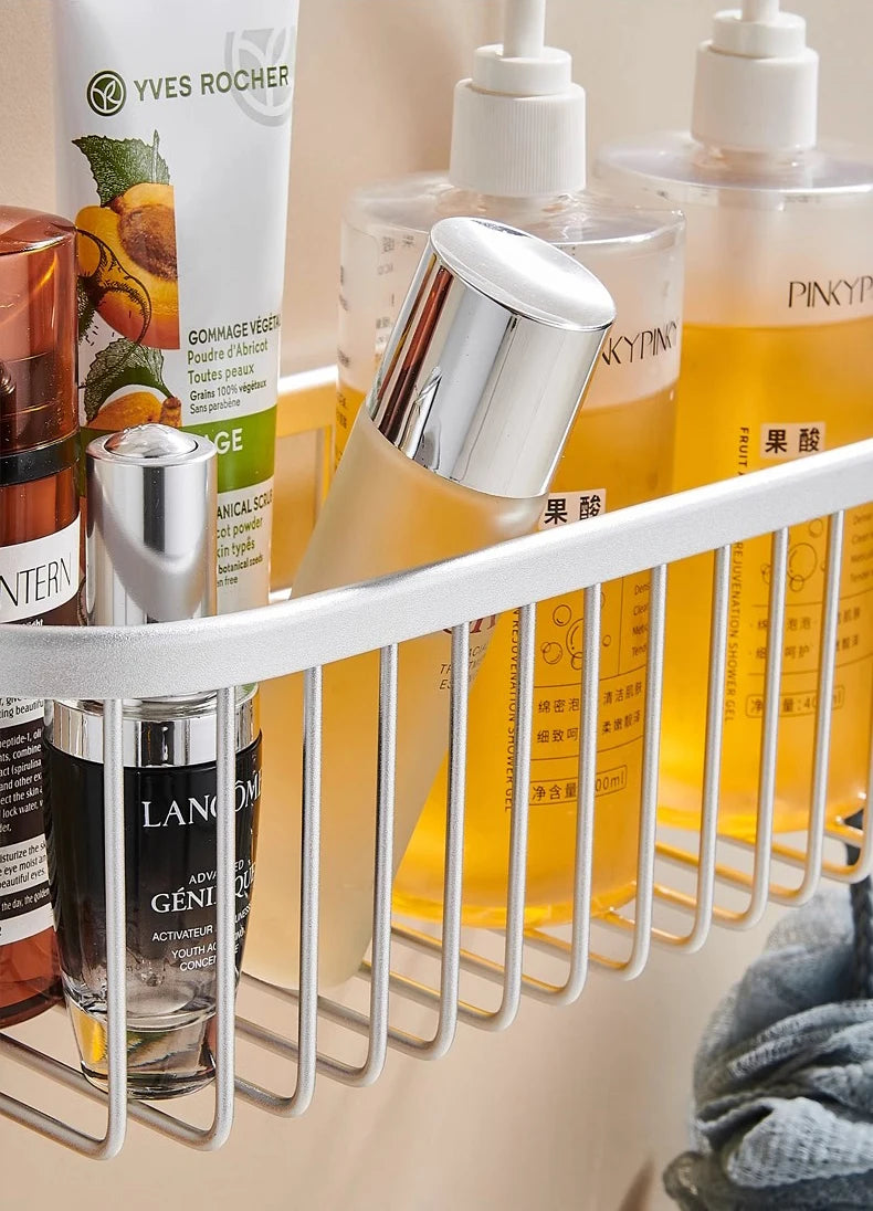 Shower Caddy Hanging Organizer Shower Basket Hooks Storage