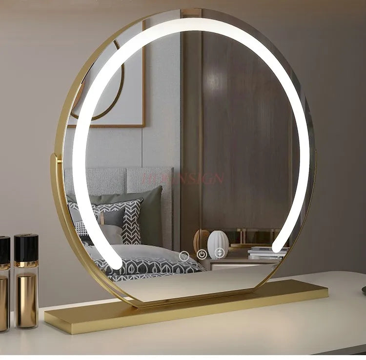Led Makeup Mirror Lamp Desktop Intelligent Dressing Mirror