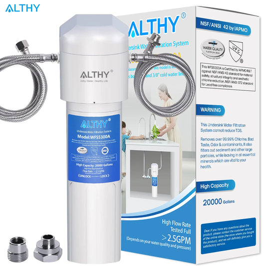 Althy Under Sink Drinking Water Filter Purifier -Nsf/Ansi