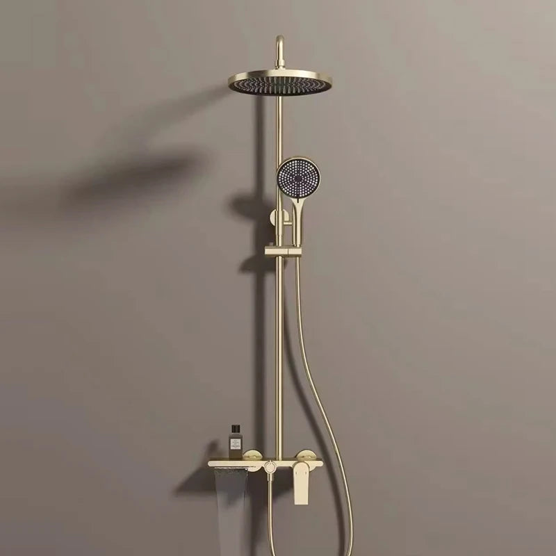 Vgx Gold Shower System Bathroom Shower Faucet 3-Way