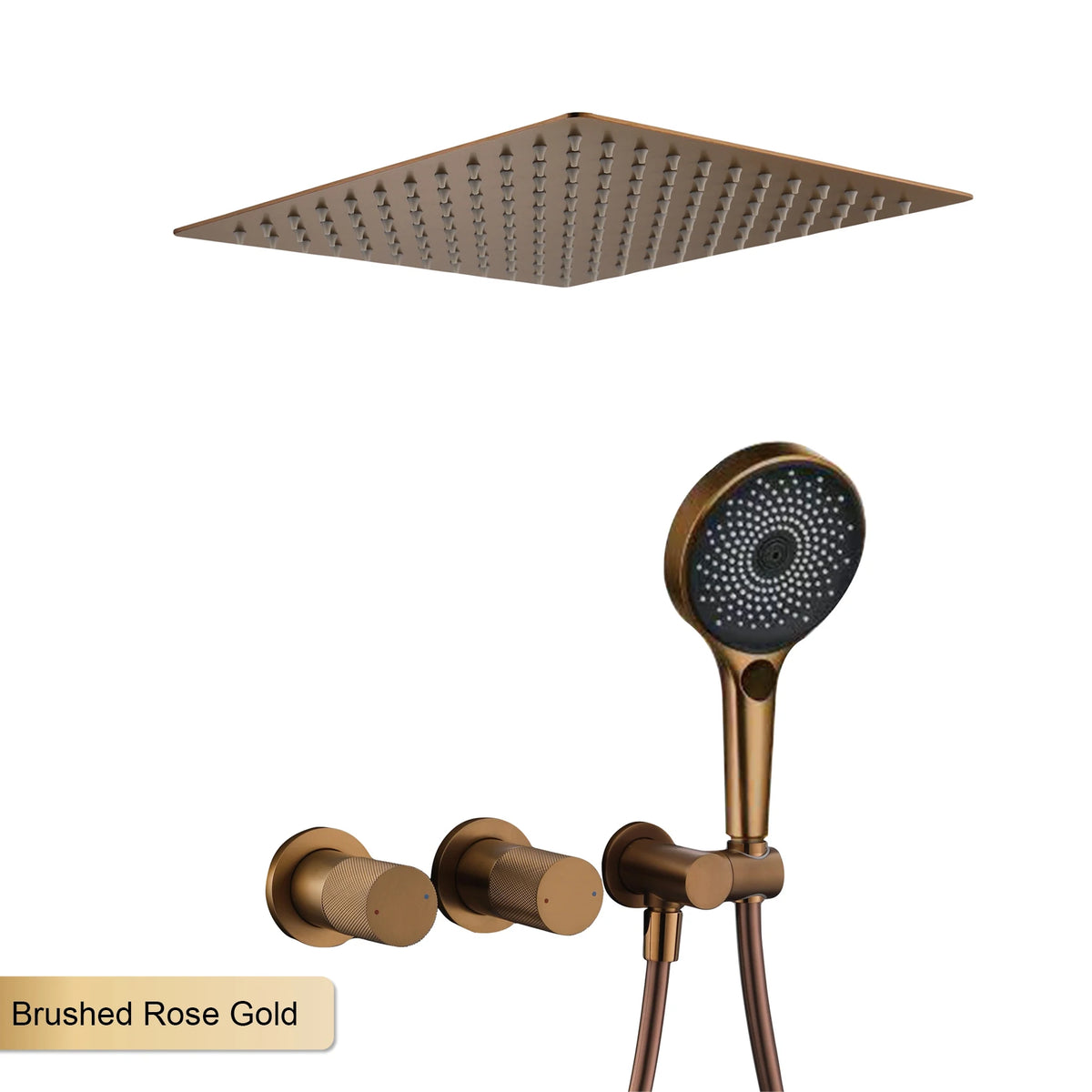 Minimalist Bathroom Ceiling Mount Shower System Rain Shower