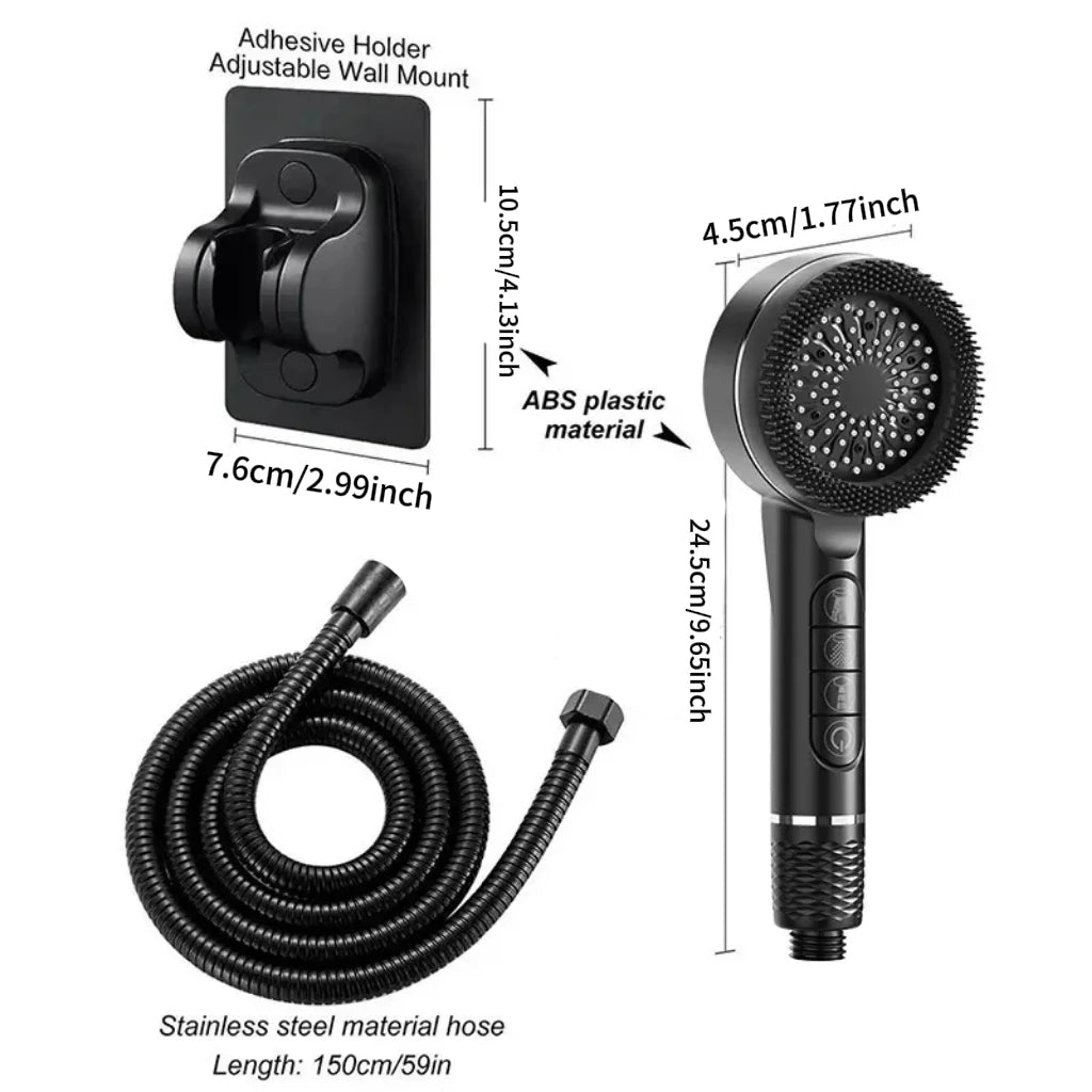 Handheld Shower Encrypted Hose Shower Wall Seat Pressure