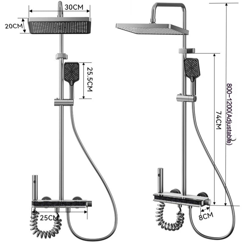 Ship Eu Shower System Bathroom Shower Bathtub Cold