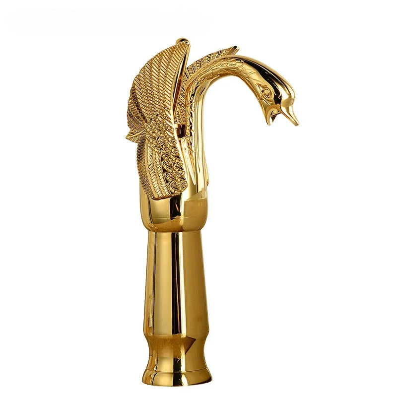 Golden Swan Bathroom Basin Faucet Deck Installation Mixer
