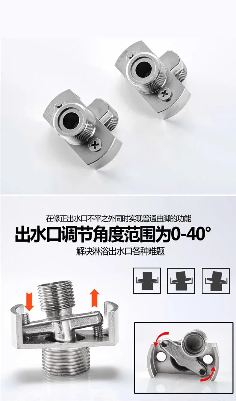 2pcs Solid Brass Wall Mounted Replacement Angle Valve
