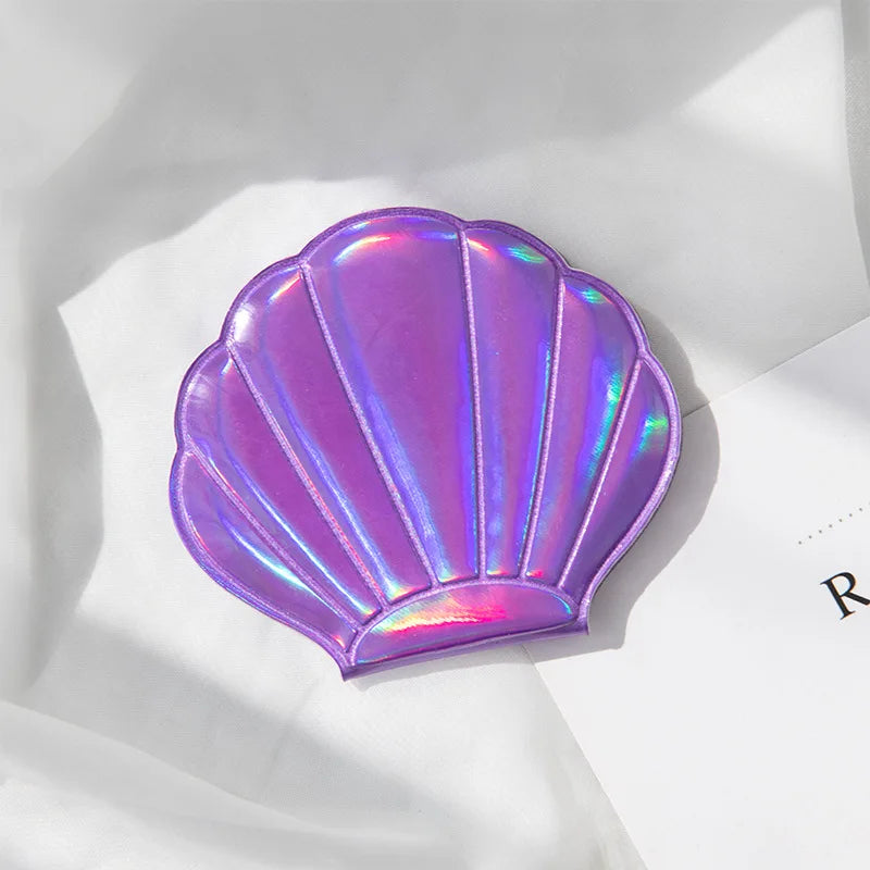 Dream Laser Color Shell Shape Makeup Mirror 2x