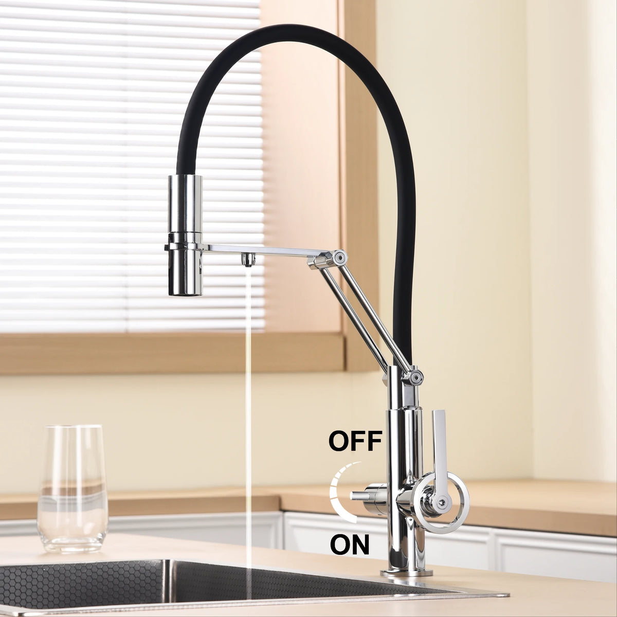 Gun Gray Brass Island Style Faucet Filtered Water