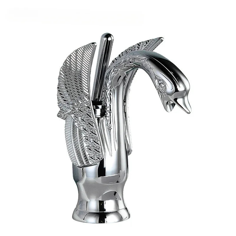 Golden Swan Bathroom Basin Faucet Deck Installation Mixer