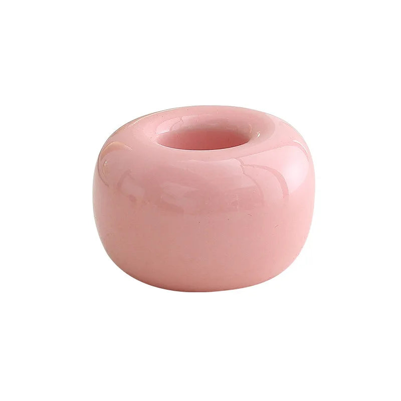 Pc Mini Ceramics Handmade Toothbrush Holder Stand Bathroom