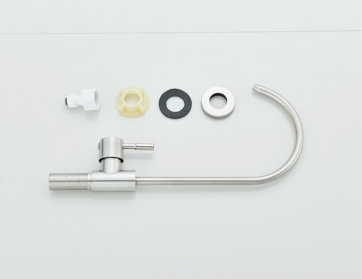 304 Stainless Steel Black/Brushed Nickel Sink Waterfall Faucet