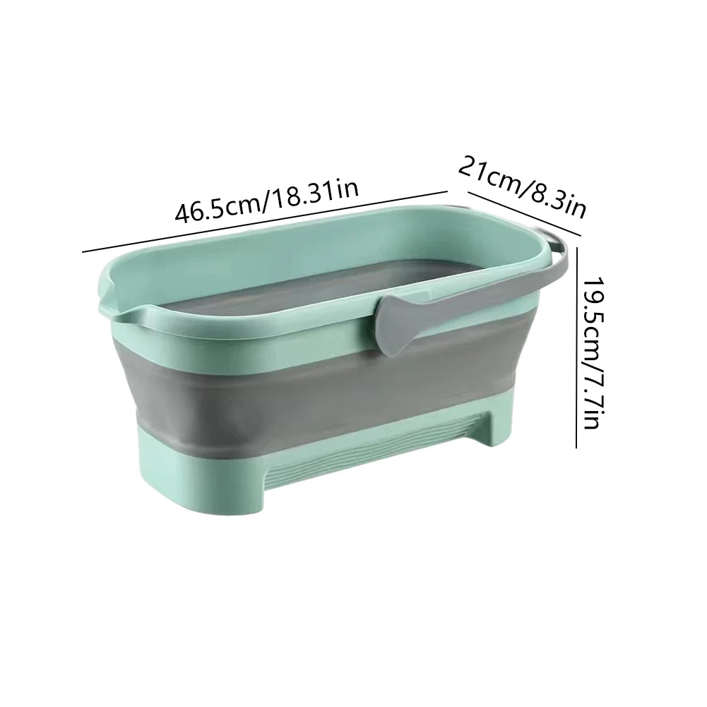 Collapsible Bucket Folding Bucket Car Wash Basin Silicone