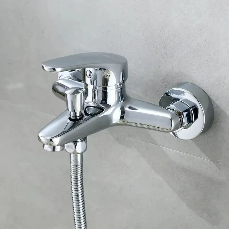Bathroom Shower Faucet Mixing Valve Wall Mounted Cold