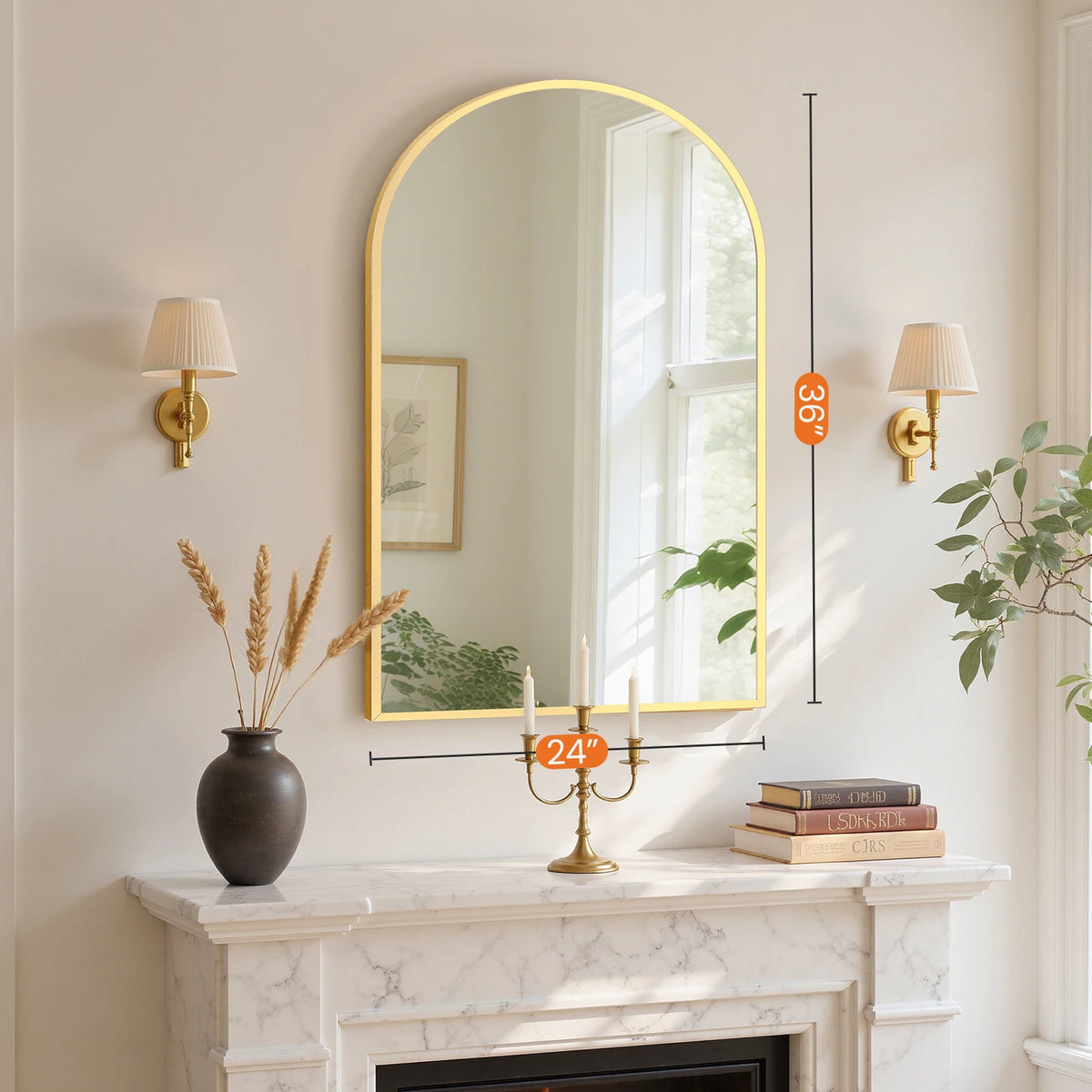 Mcq Arched Bathroom Mirror Or Over Sink Wall