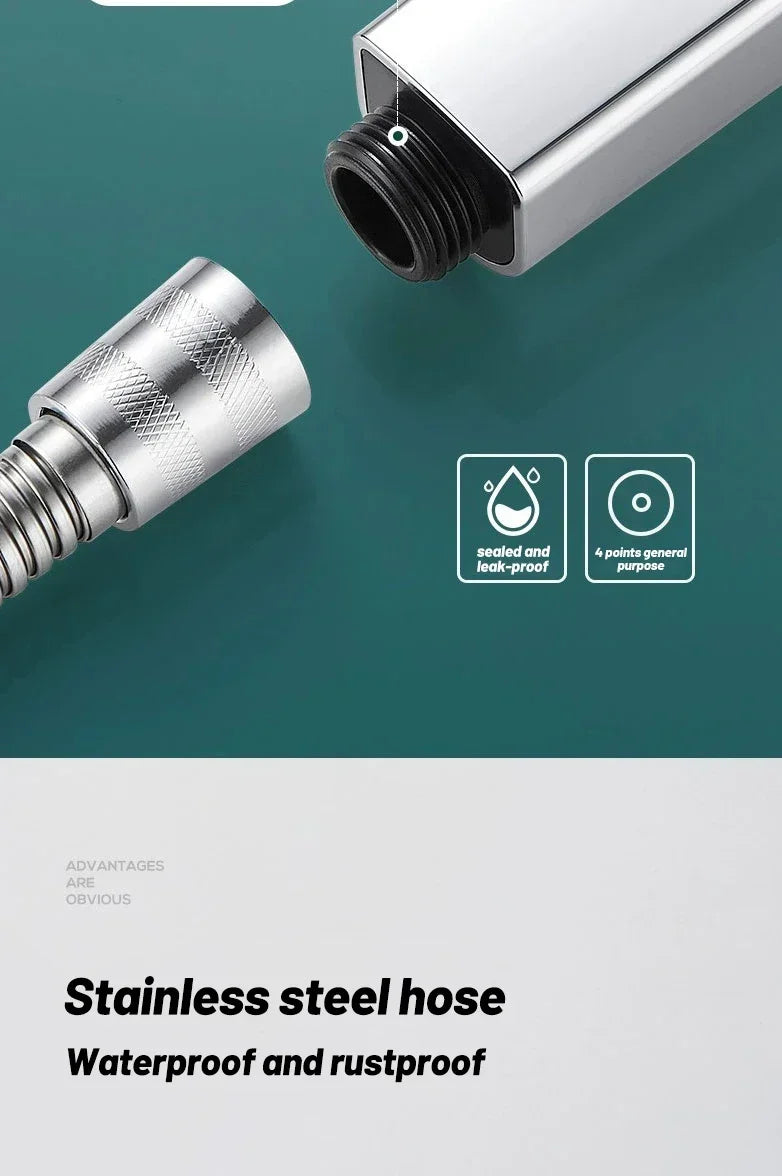 1-4pcs High Quality Bathroom High Pressure Rain Shower
