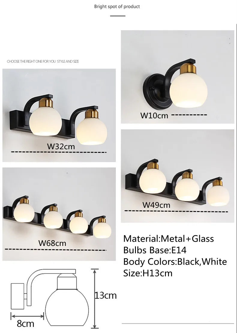 Makeup Mirror Led Light Wall Bulbs Vanity Lights