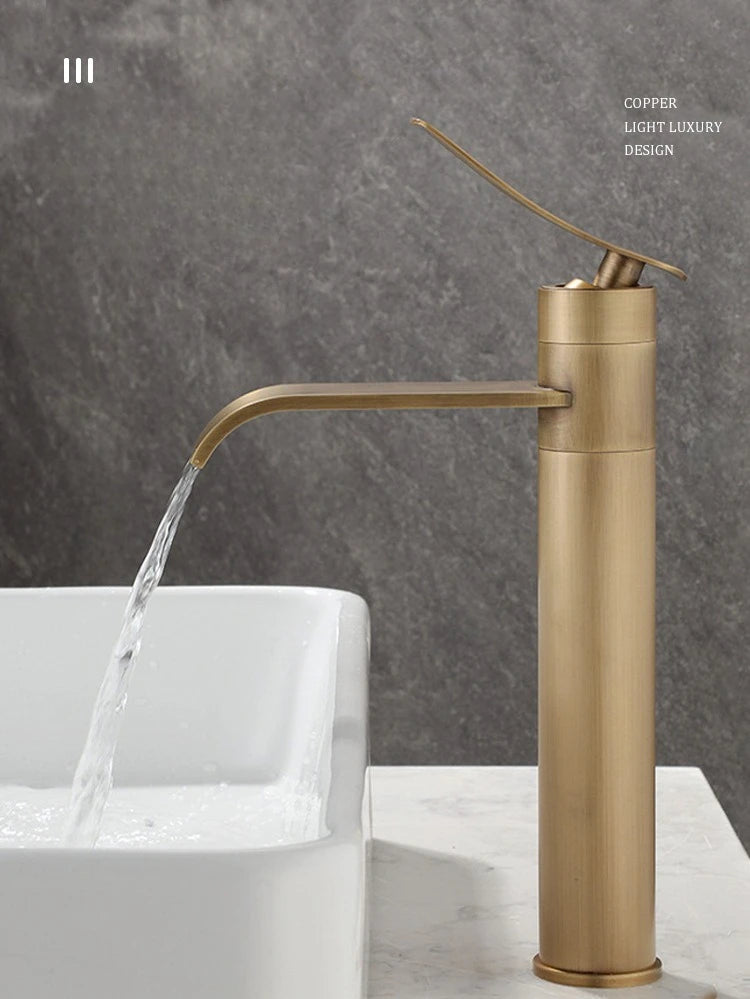 Antique Bronze Basin Faucets Bathroom Faucet & Cold