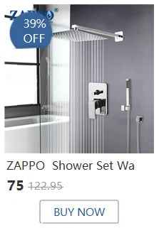 Zappo Shower Panel Tower System Led Rainfall Waterfall