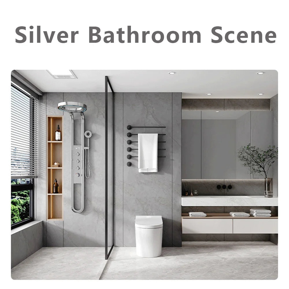 Luxury Wall Mounted Spa Massage Shower Panels System