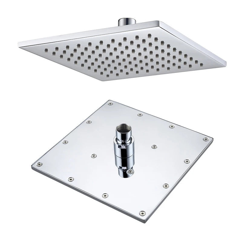 Brass Square Rain Shower Head Quality Bathroom Bath