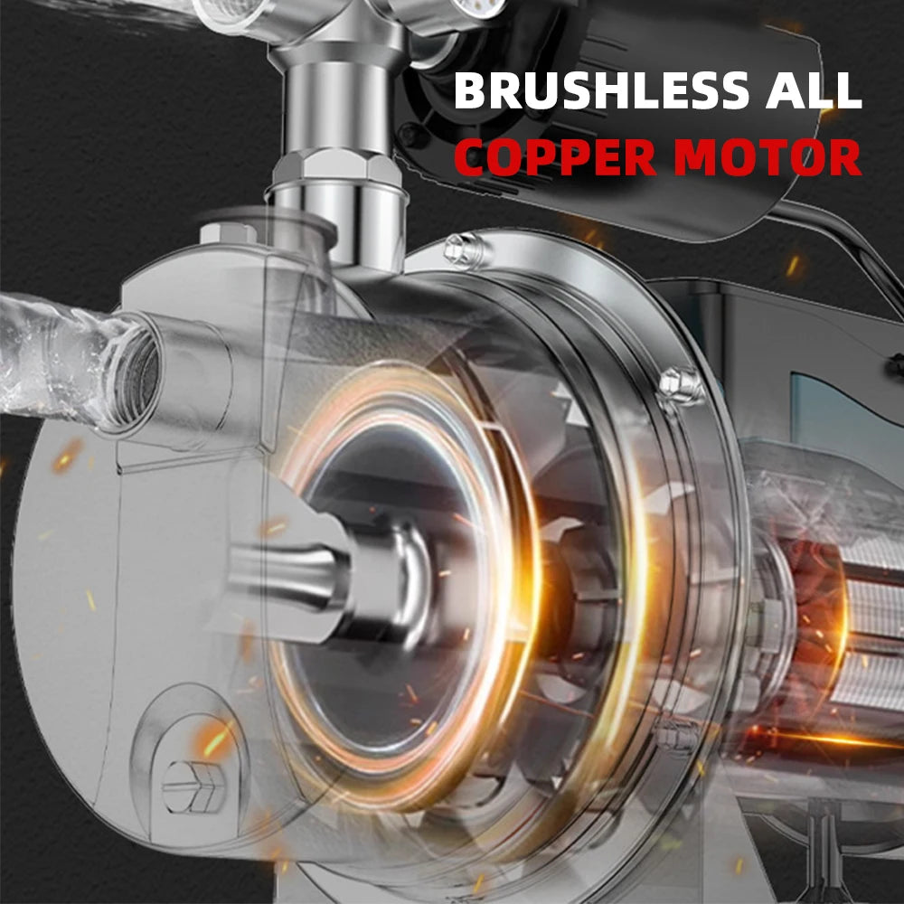Electric Jet Pump Stainless Steel Self-Priming Pump Tap