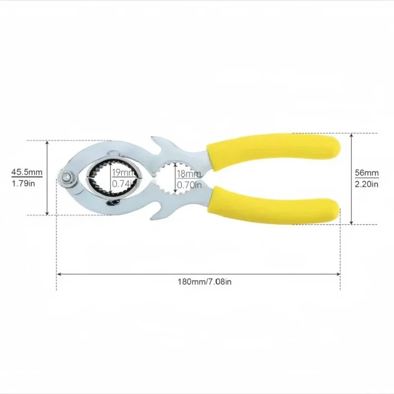 In Faucet Bubbler Wrench Bottle Opener Pliers Sink