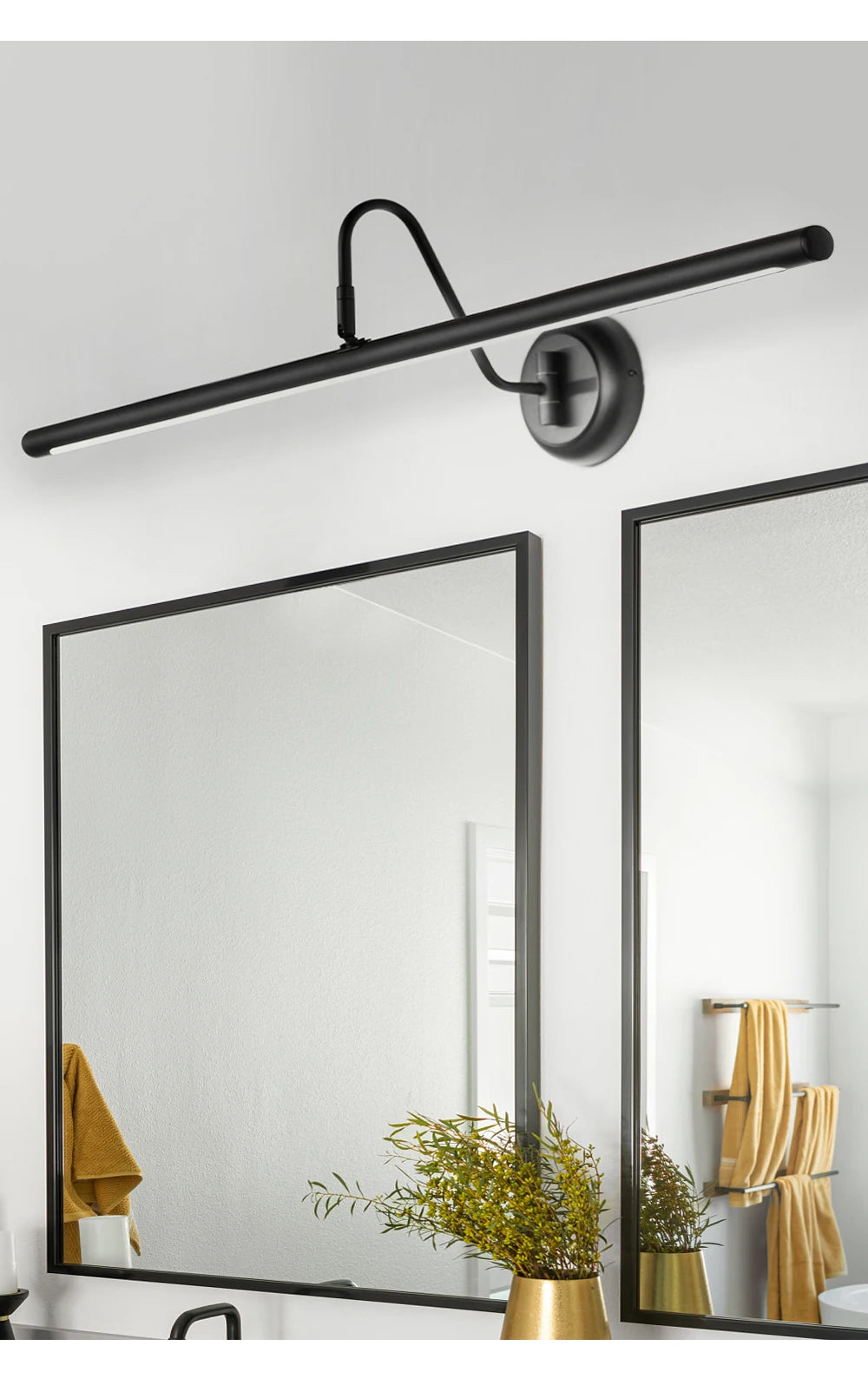 Seediq Modern Led Wall Light Wall Mounted Black