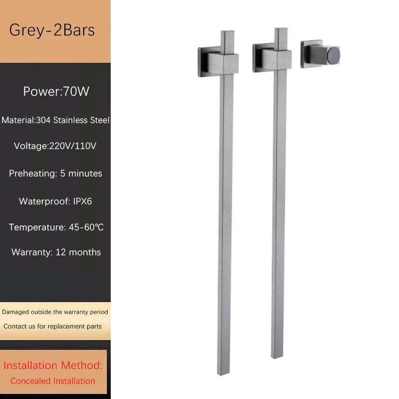 Oxg Smart Electric Heated Towel Rack Heated Bathroom
