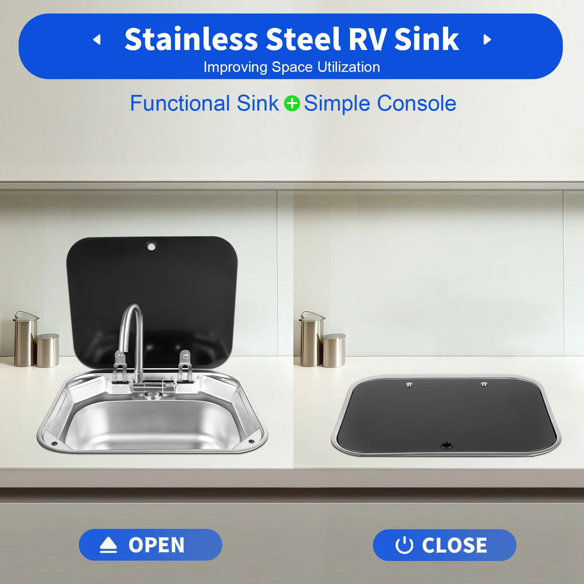 Rv Sink Caravan Sink Camper Basin Bowl Hand