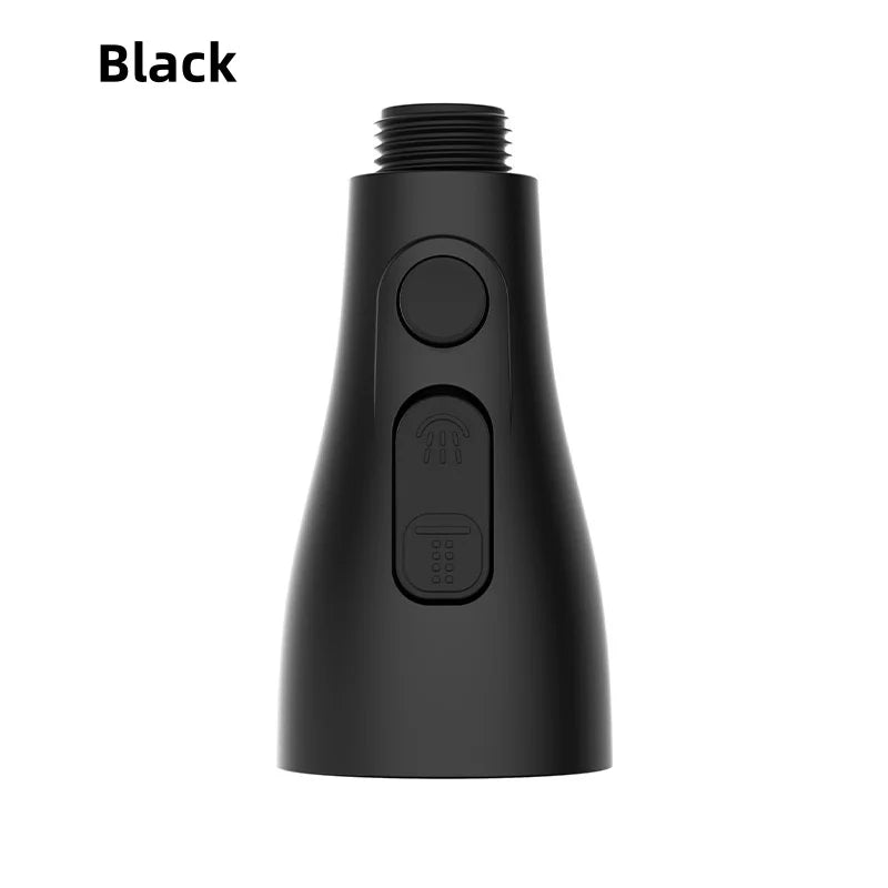 Pull-Out Three-Function Faucet Nozzle Abs Durable Water-Saving