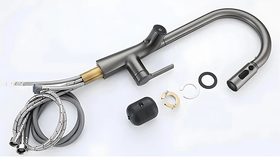 Vgx Gold Water Filter Faucet Dual Spout Pure