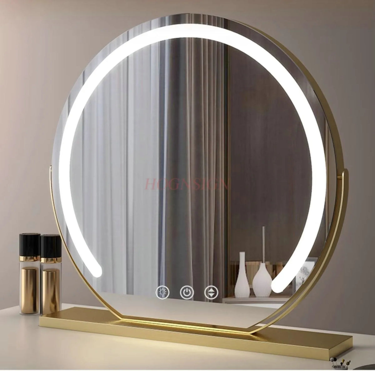 Led Makeup Mirror Lamp Desktop Intelligent Dressing Mirror