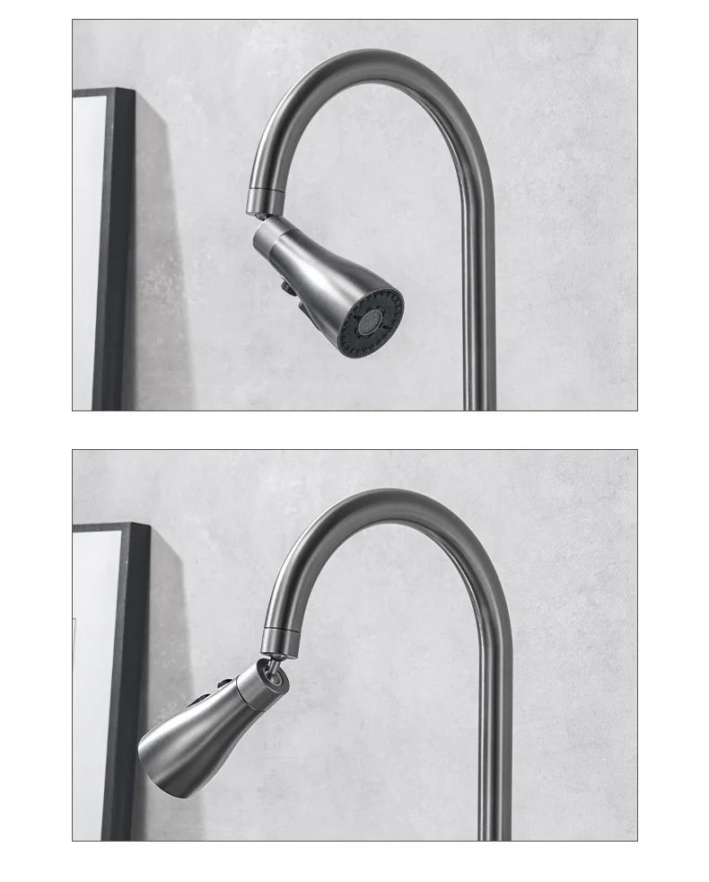 Pull-Out Three-Function Faucet Nozzle Abs Durable Water-Saving
