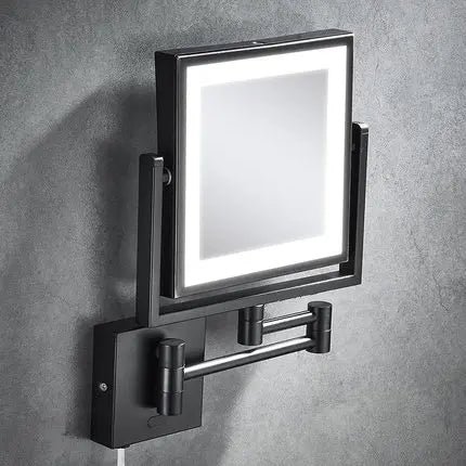 Magnifying Bathroom Mirror Hunnise Quality Brass Gold Hotel