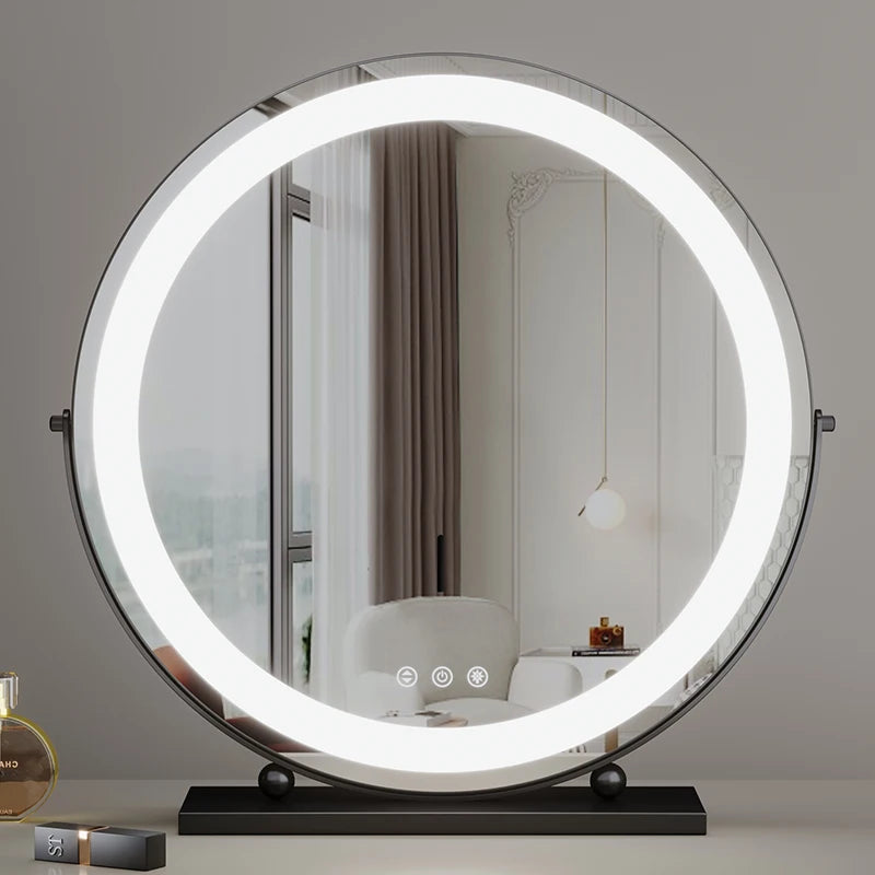 Led Lighted Makeup Mirror 15x Magnifying Vanity Compact